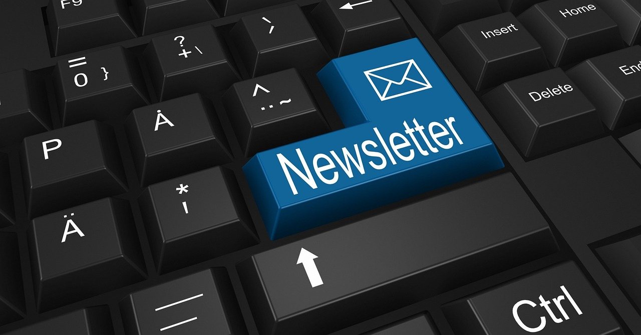 newsletter keyboard send message